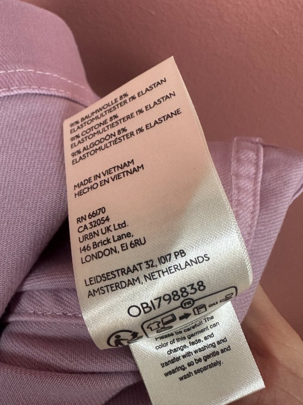 NWT Anthropologie Pilcro Carpenter Maxi Skirt in Lilac Size 8 - Picture 11 of 12